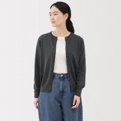 Gilet en Laine à Maille Fine Femme