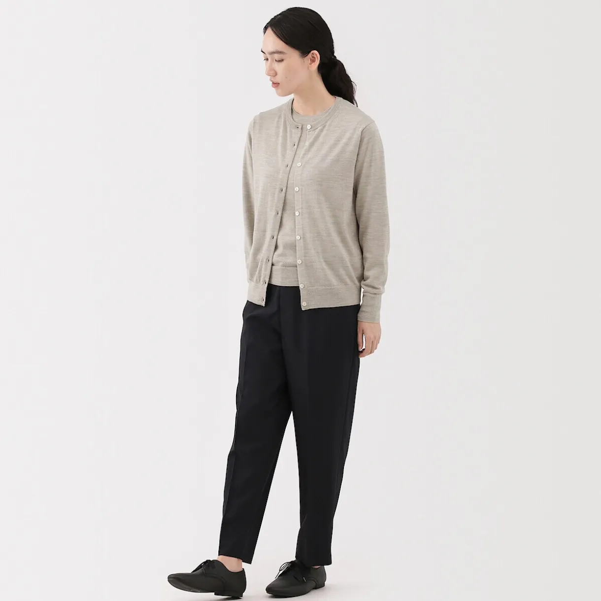 Gilet en Laine à Maille Fine Femme