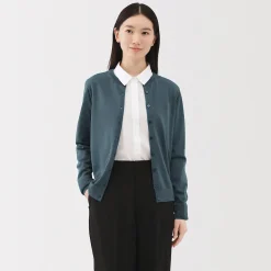 Gilet en Laine à Maille Fine Femme