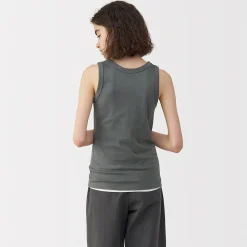 Gilet en lin et coton pour femme