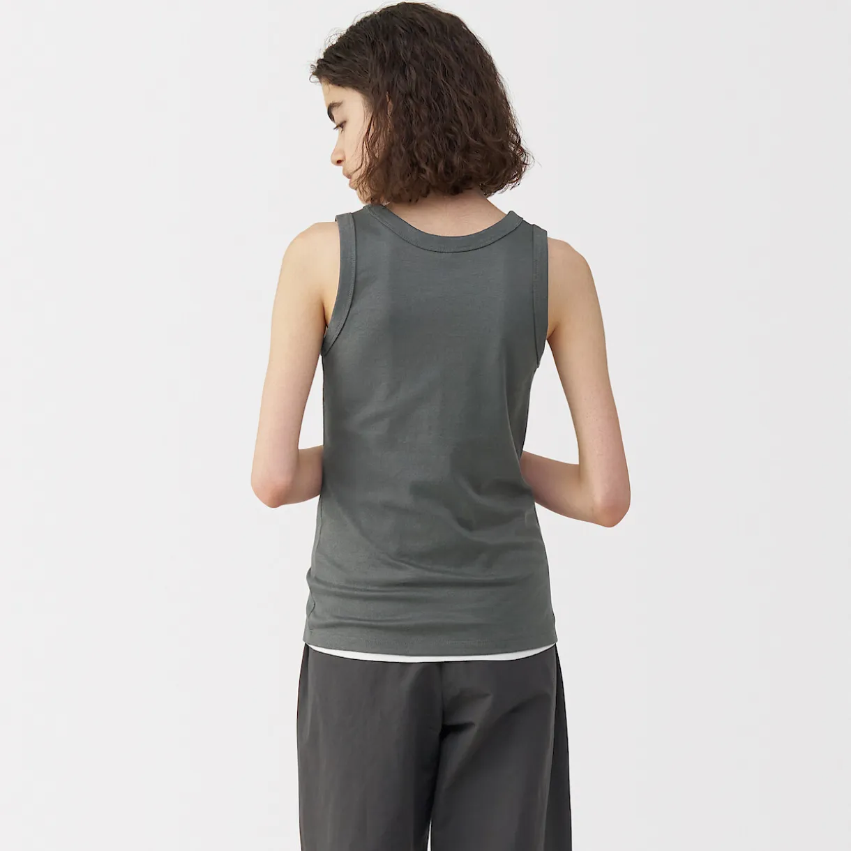 Gilet en lin et coton pour femme
