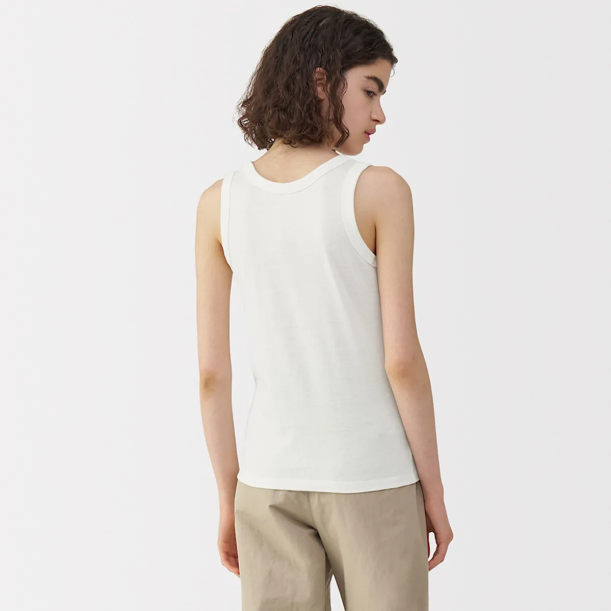 Gilet en lin et coton pour femme