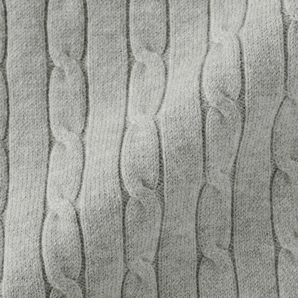 Gilet en tricot torsadé de mélange de coton pour femme
