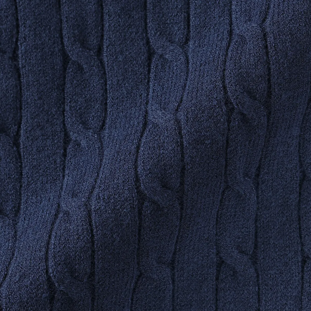 Gilet en tricot torsadé de mélange de coton pour femme