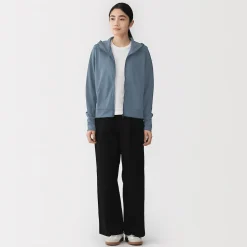 Haut à capuche et fermeture éclair Quick Dry pour femme