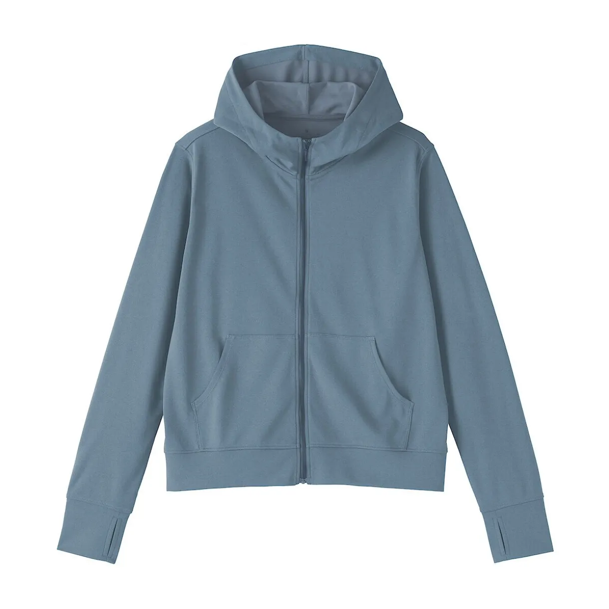 Haut à capuche et fermeture éclair Quick Dry pour femme