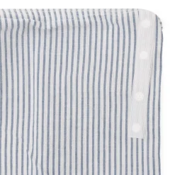 Housse de couette en coton délavé ‐ 240 x 220 cm, Rayé