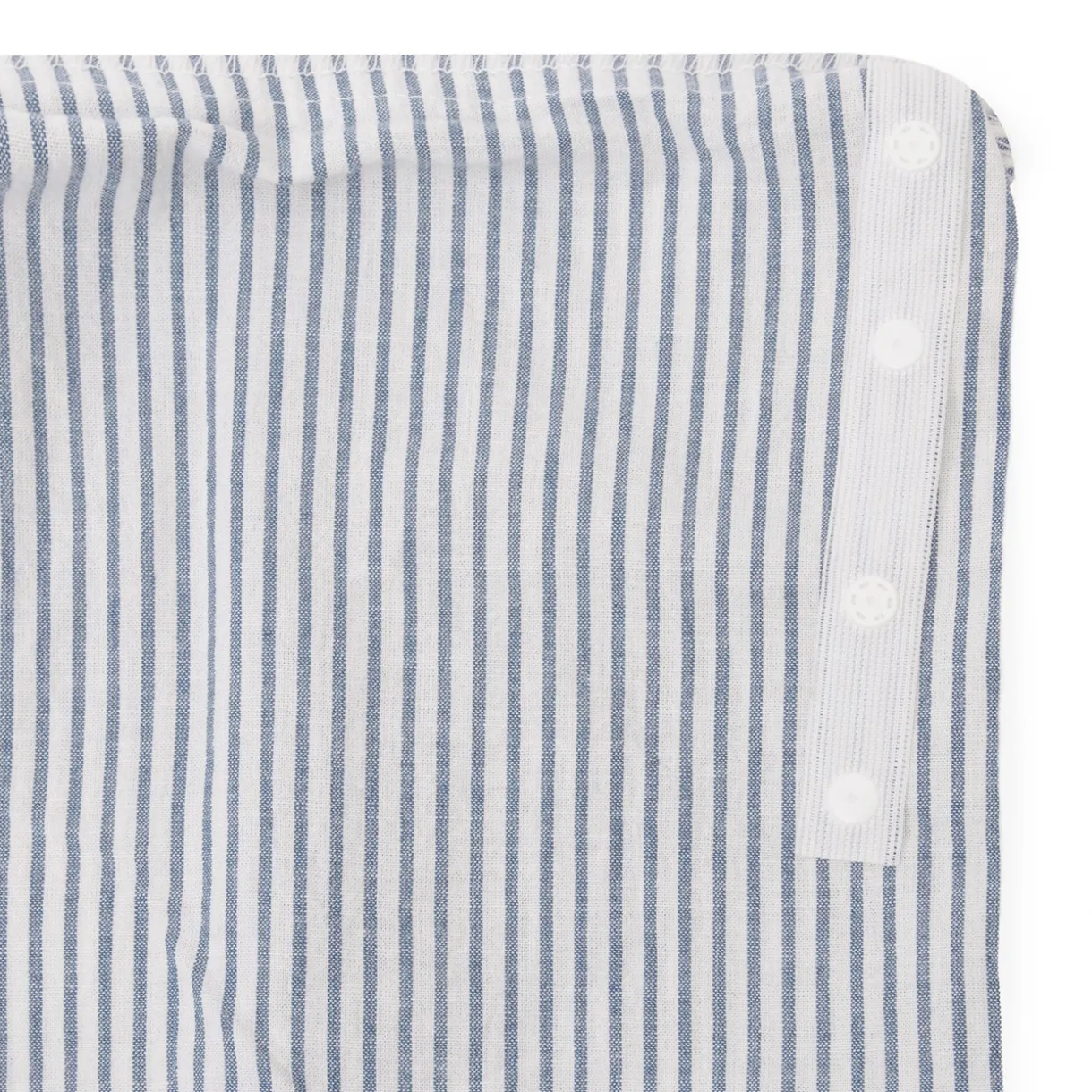 Housse de couette en coton délavé ‐ 210 x 210 cm, Rayé