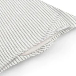 Housse de couette en coton délavé ‐ 150 x 210 cm, Rayé