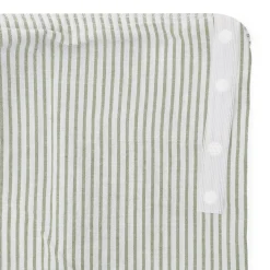 Housse de couette en coton délavé ‐ 150 x 210 cm, Rayé