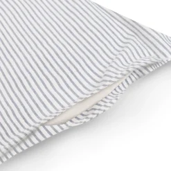 Housse de couette en coton délavé ‐ 150 x 210 cm, Rayé
