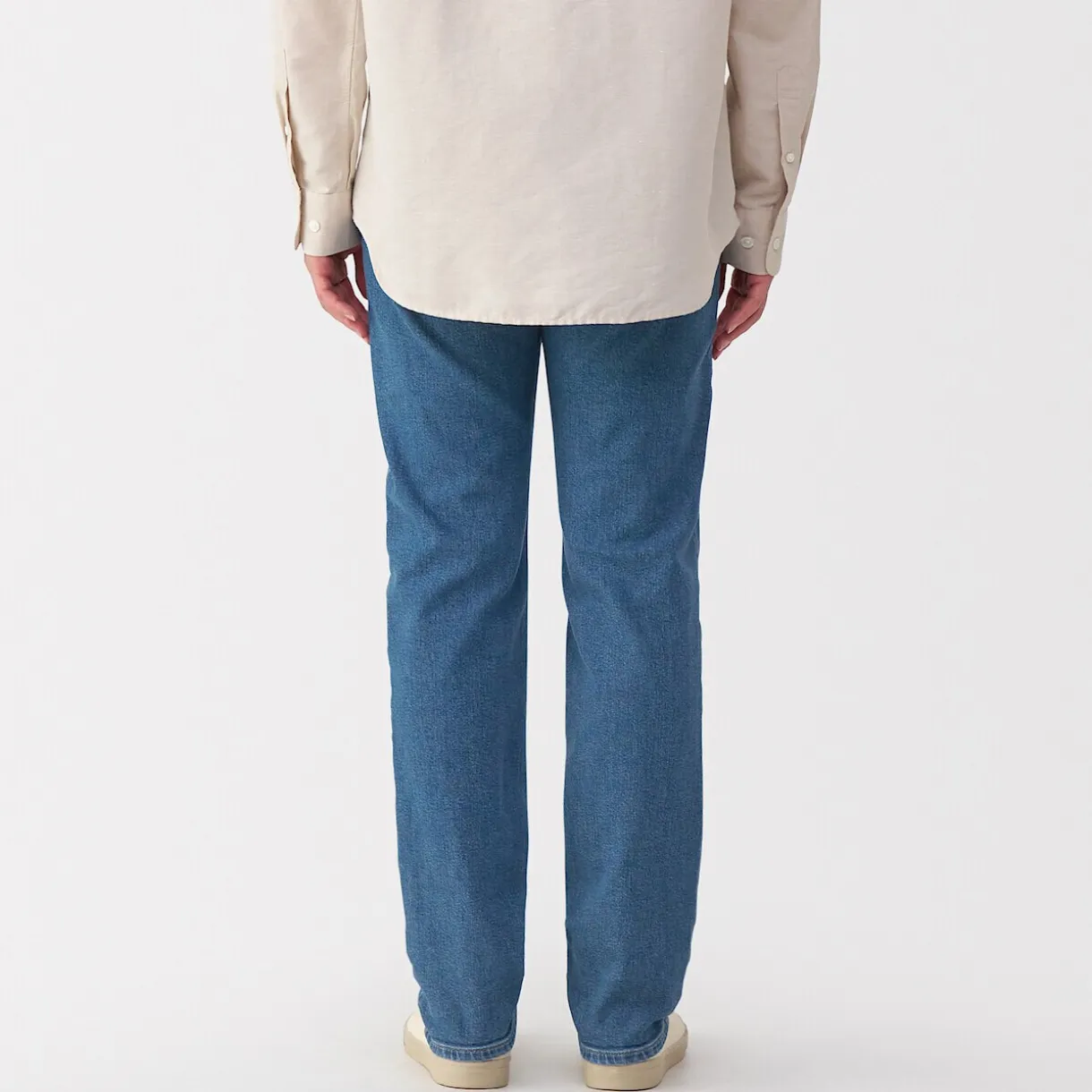 Jean slim en denim extensible pour homme ‐ Indigo
