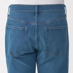 Jean slim en denim extensible pour homme ‐ Indigo
