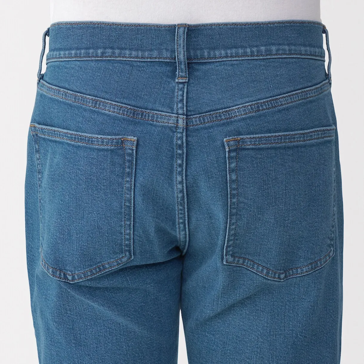 Jean slim en denim extensible pour homme ‐ Indigo