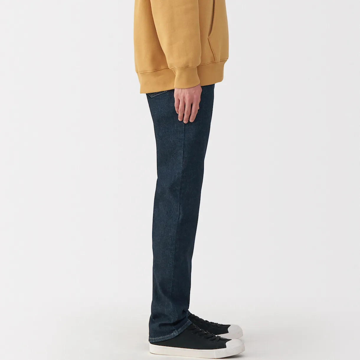 Jean slim en denim extensible pour homme ‐ Indigo