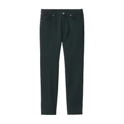Jean slim en denim extensible pour homme ‐ Noir