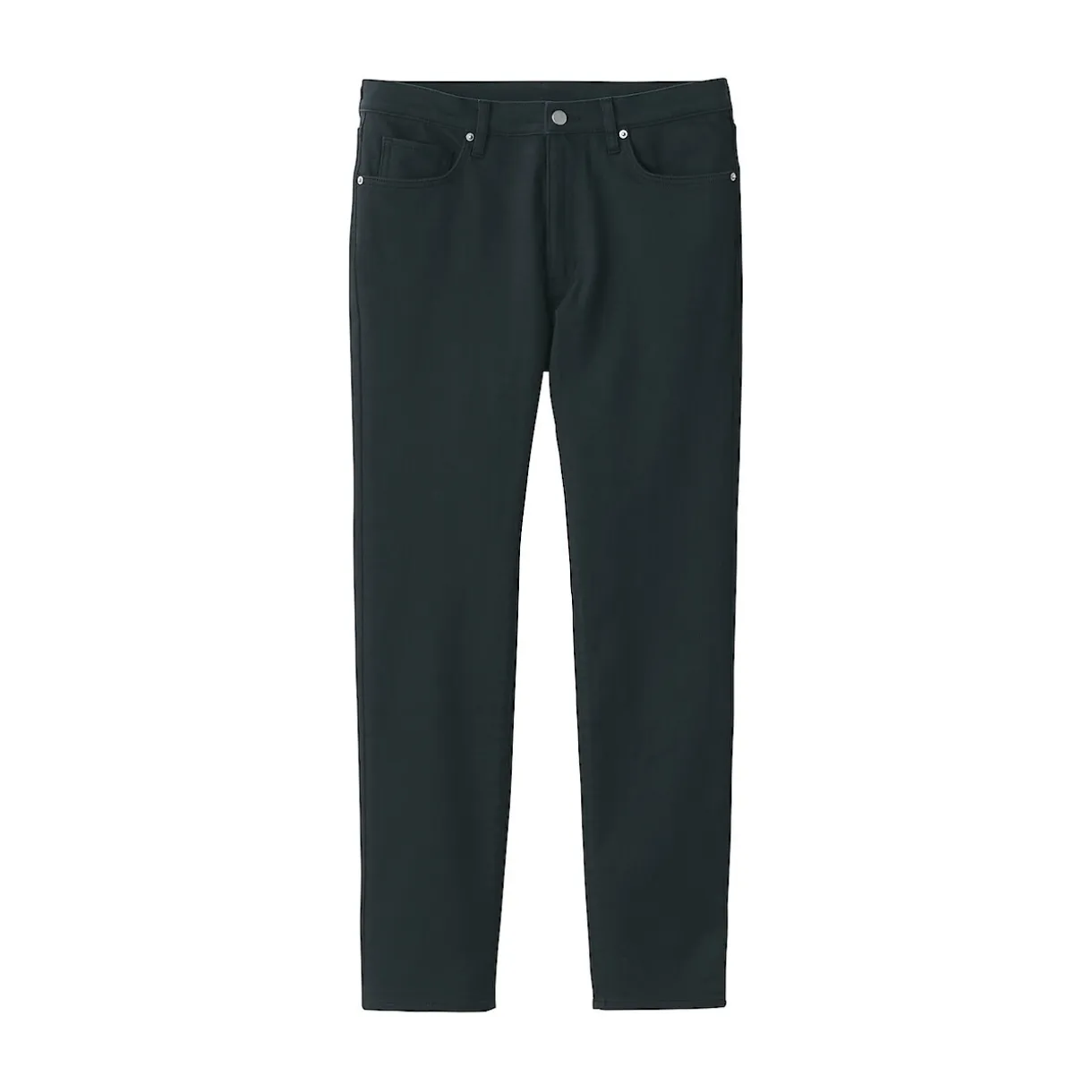 Jean slim en denim extensible pour homme ‐ Noir