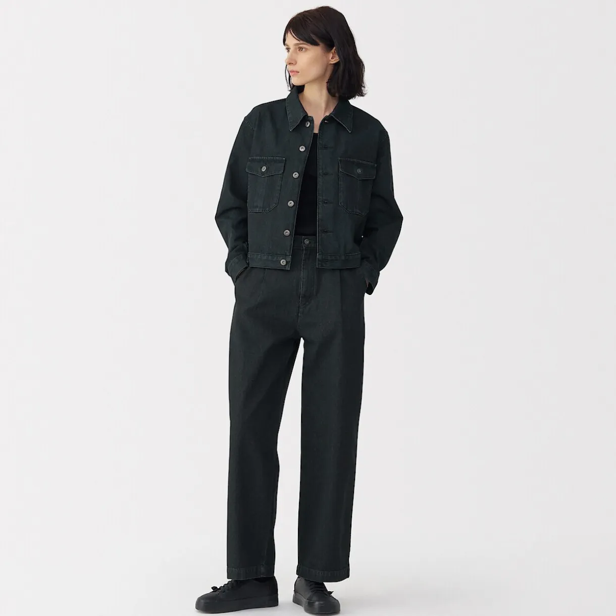 Jeans en washi et denim pour femme