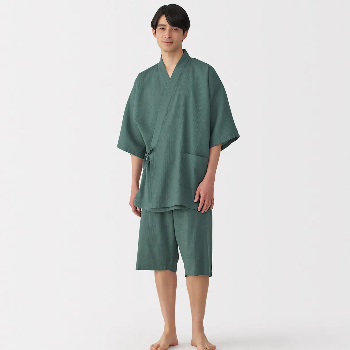 Jinbei en lyocell gaufré unisexe