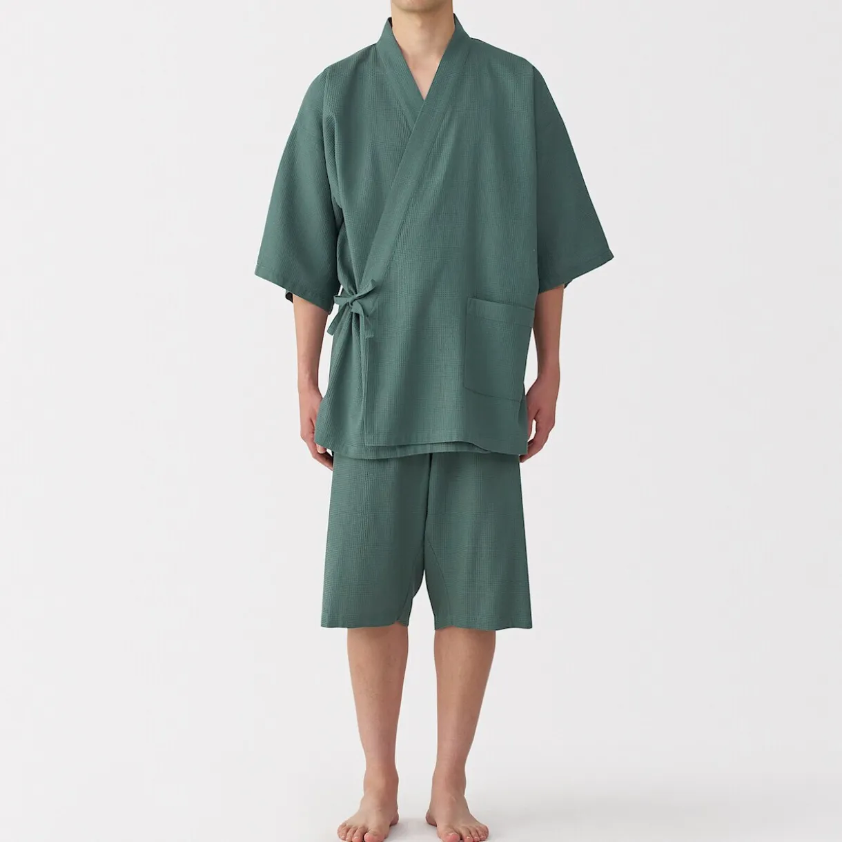 Jinbei en lyocell gaufré unisexe