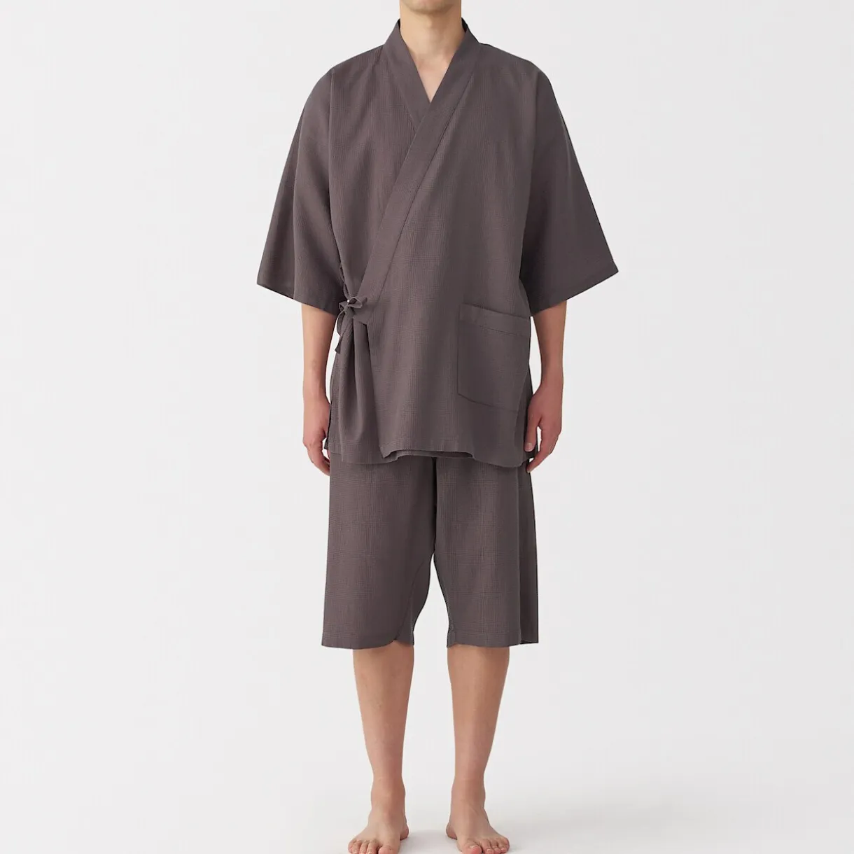 Jinbei en lyocell gaufré unisexe