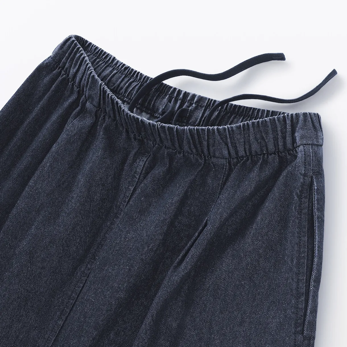 Jupe midi confort en denim délavé pour femme