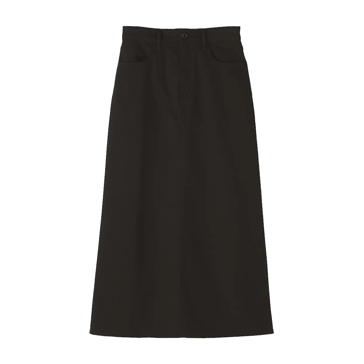 Jupe trapèze en chino extensible pour femme