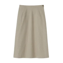 Jupe évasée en stretch brossé pour femme