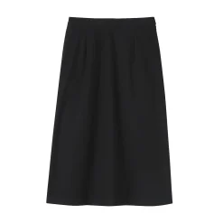 Jupe évasée en stretch brossé pour femme