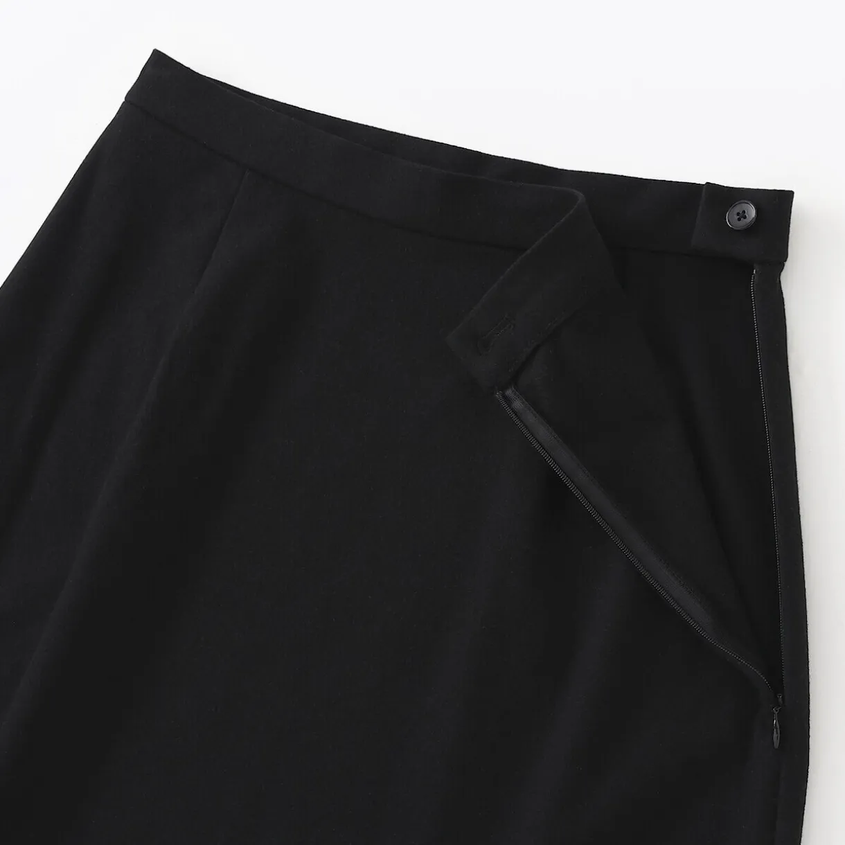 Jupe évasée en stretch brossé pour femme