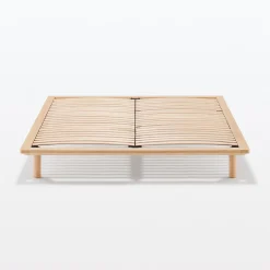 Lit plateforme super king en chêne