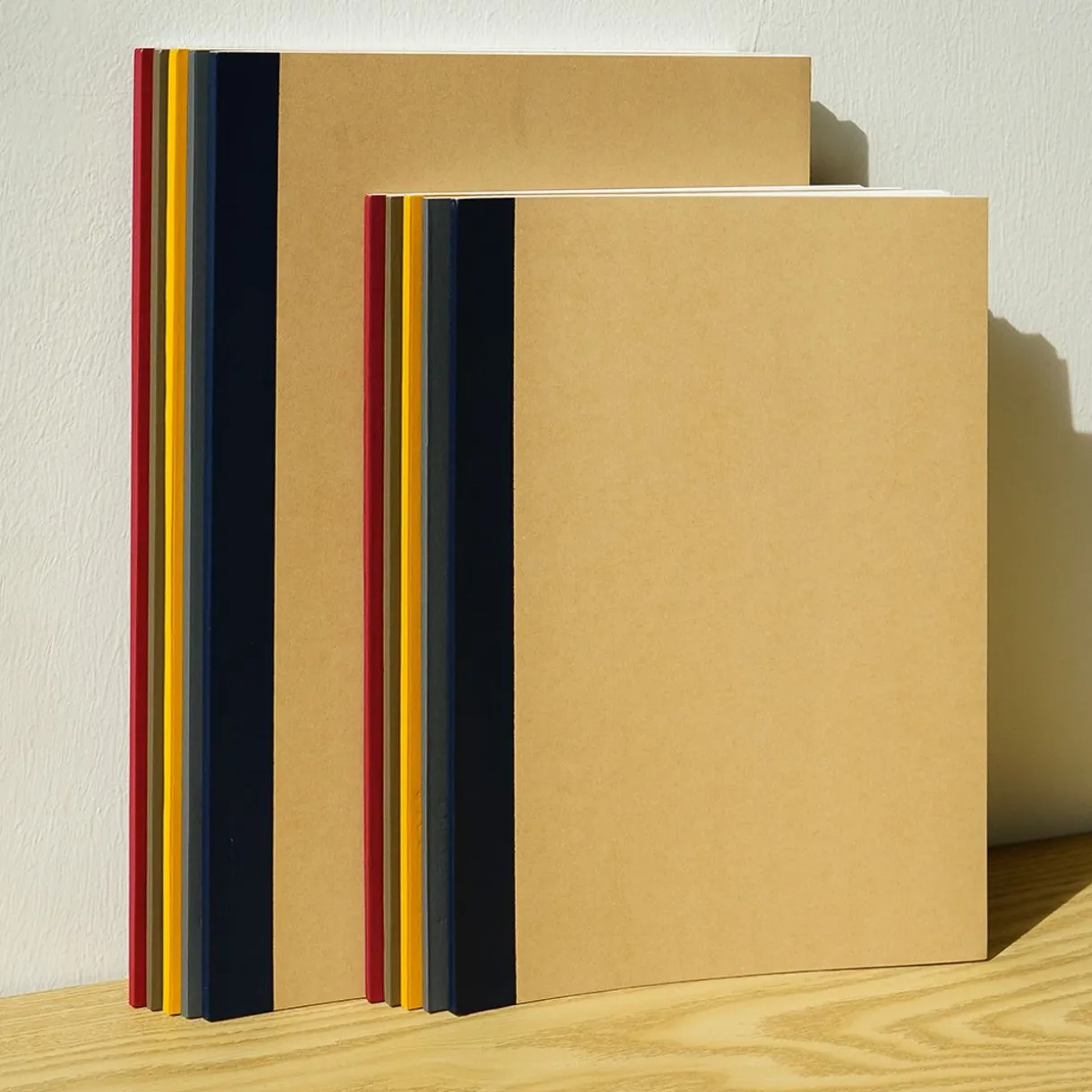 Lot de 5 carnets en papier d`arbres de plantation (A4)