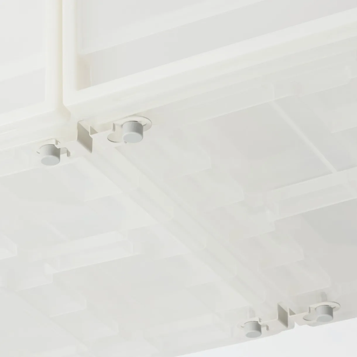Lot de 2 fixations pour tiroir PP