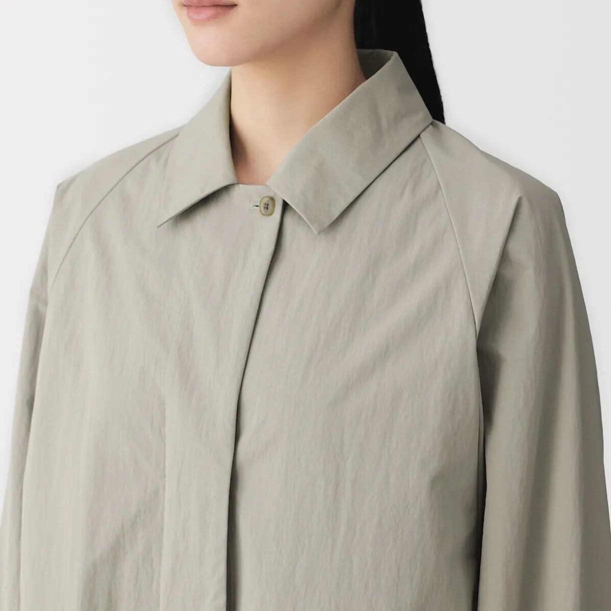 Manteau à col montant déperlant pour femme