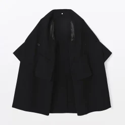 Manteau croisé en cachemire recyclé pour femme