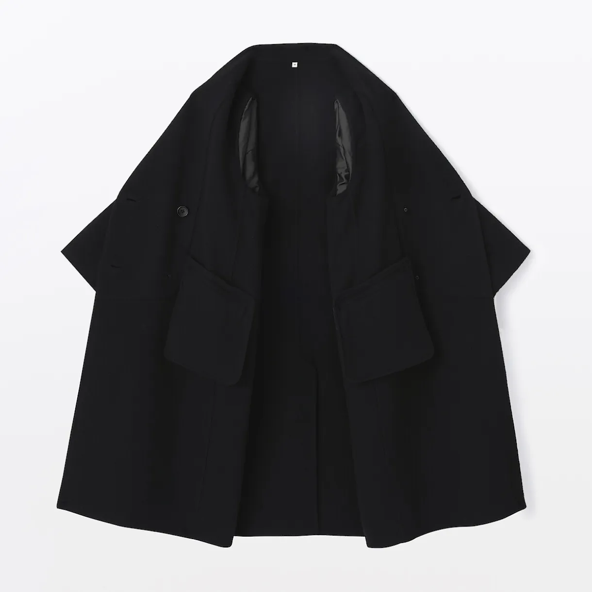 Manteau croisé en cachemire recyclé pour femme