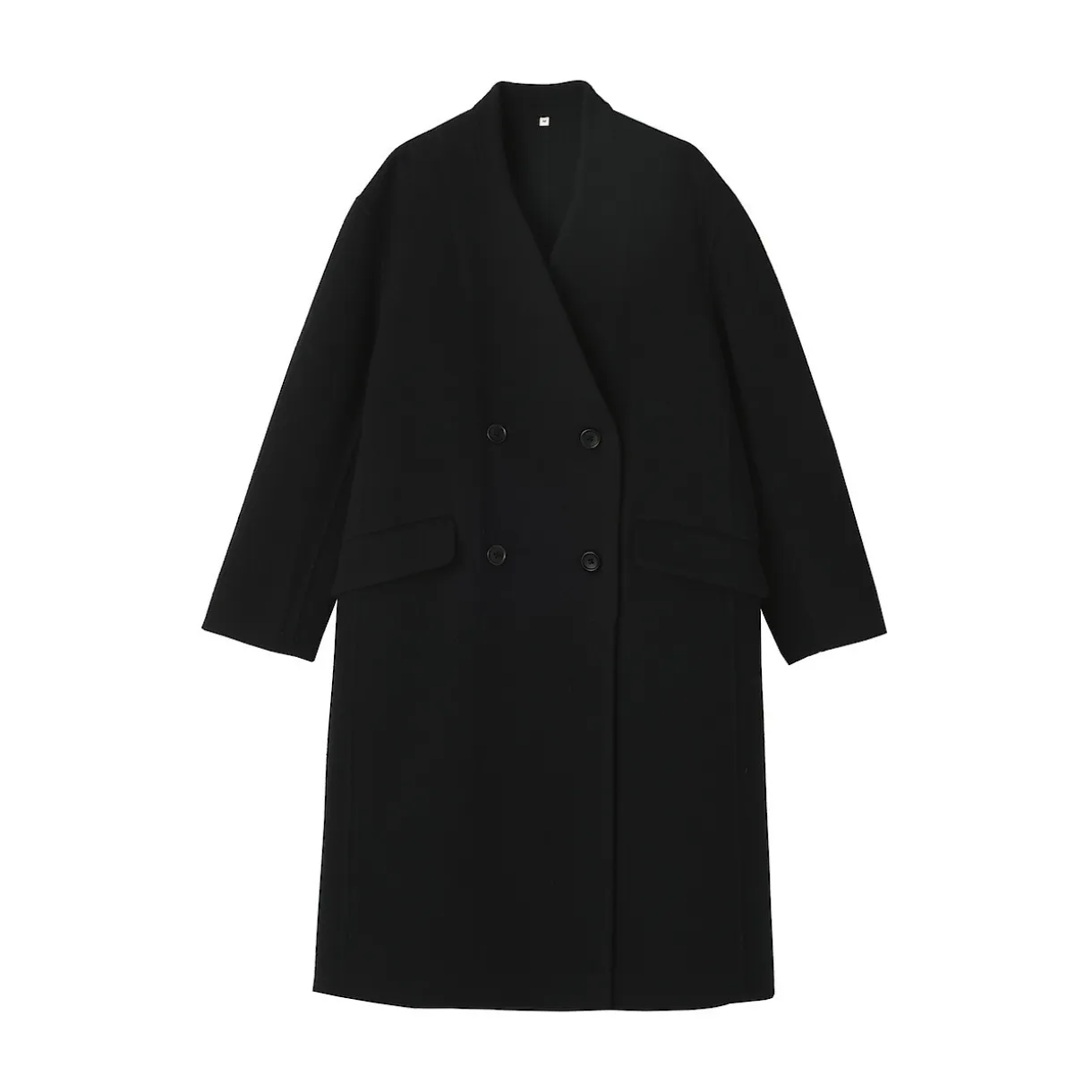 Manteau croisé en cachemire recyclé pour femme