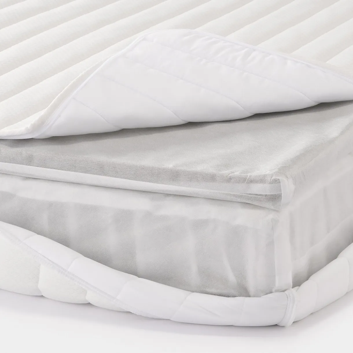 Matelas large double à ressorts ensachés standard avec support ferme
