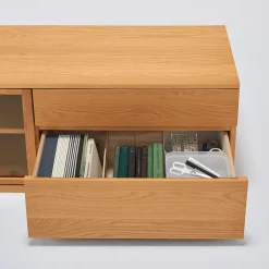 Meuble TV en chêne ‐ Grand
