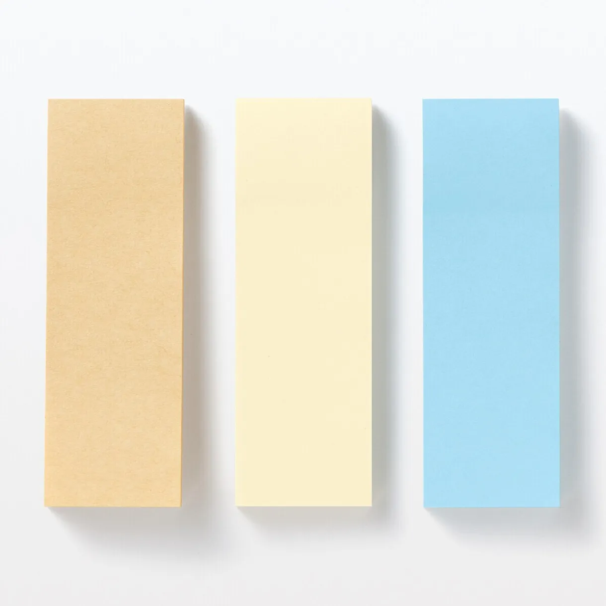 Notes autocollantes en papier kraft ‐ Unies, lot de 2