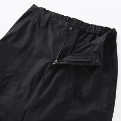 Pantalon à cordon de serrage en toile de coton léger pour femme