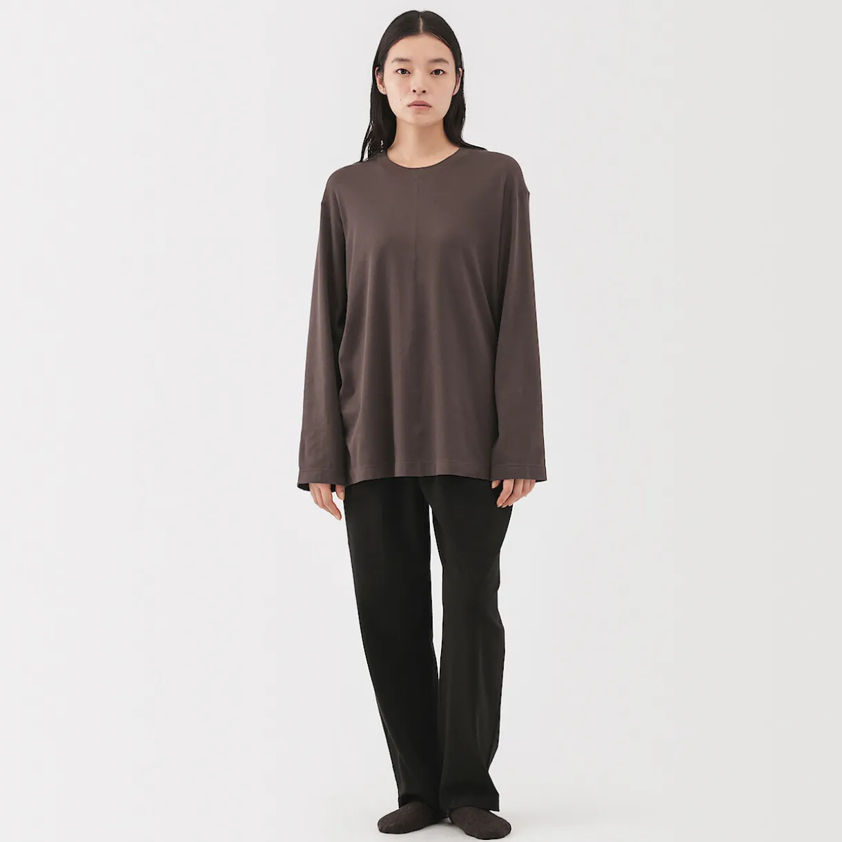 Pantalon à cordon en coton lisse unisexe