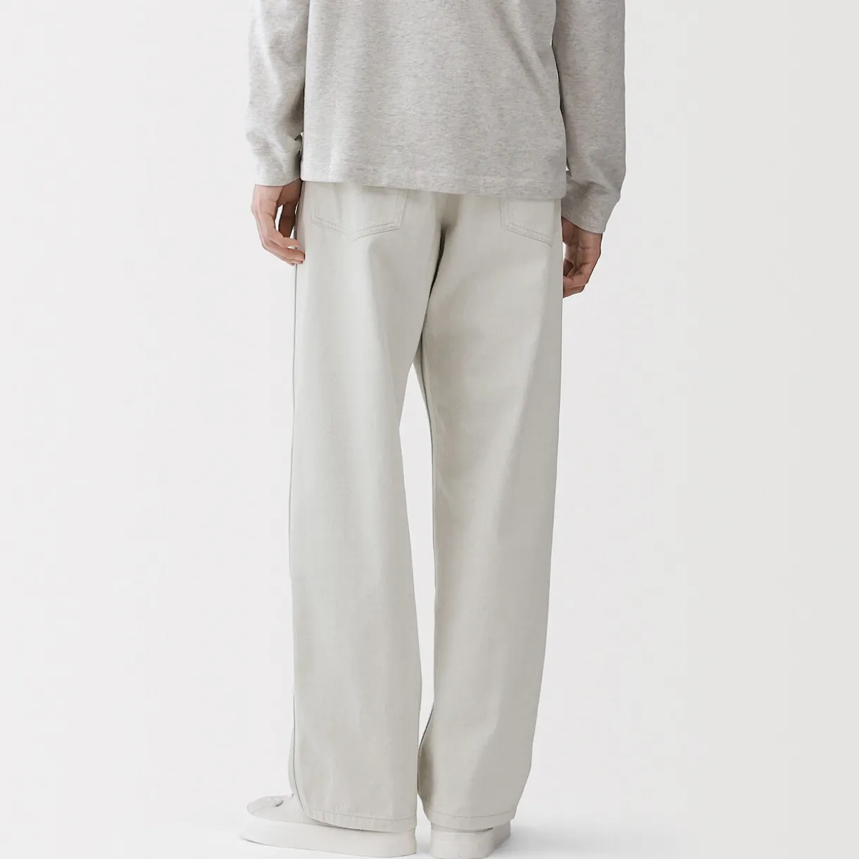 Pantalon aux genoux renforcés en coton recyclé pour homme
