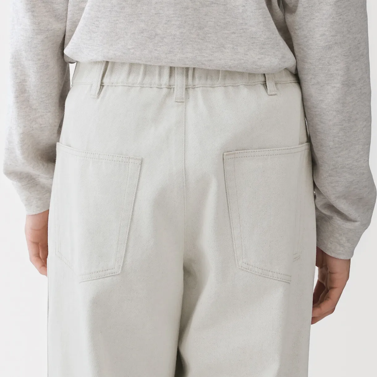 Pantalon aux genoux renforcés en coton recyclé pour homme