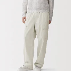Pantalon cargo à coupe Easy Fit en toile de coton léger pour homme