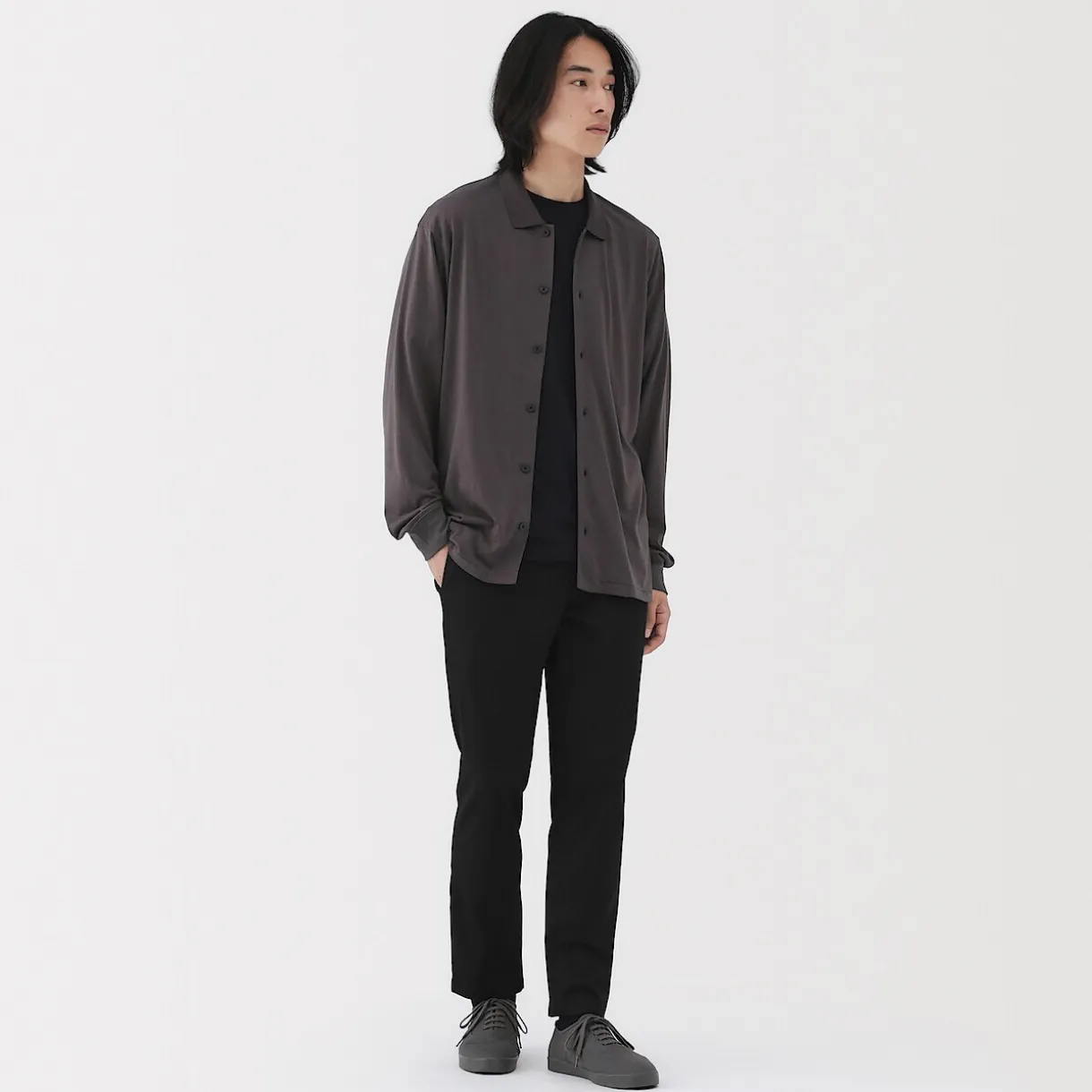 Pantalon Chino en coton stretch coupe slim pour homme