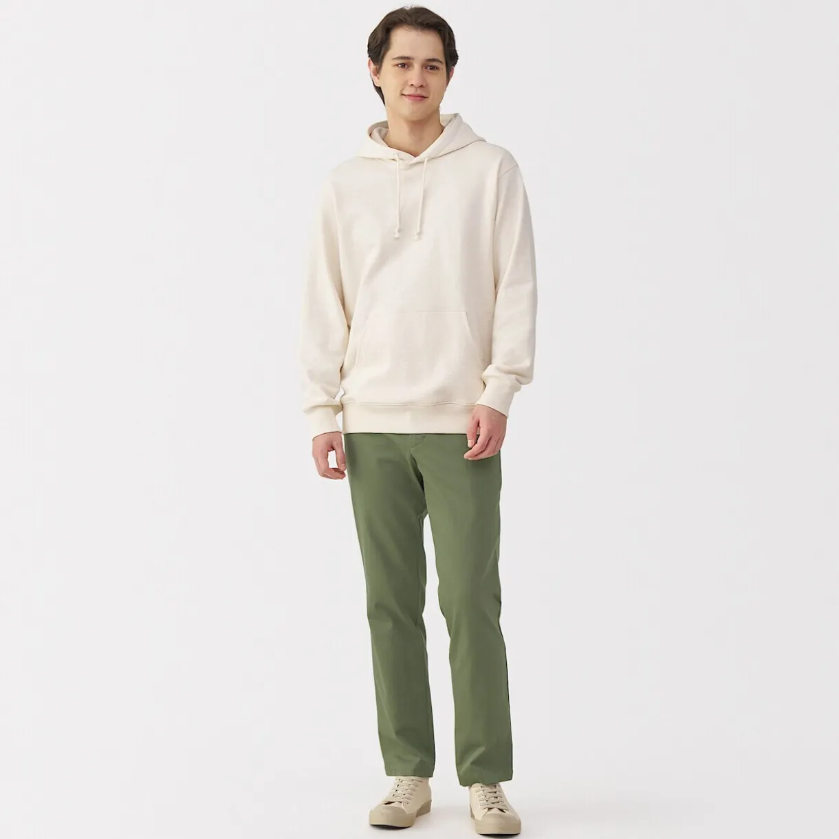 Pantalon Chino en coton stretch coupe slim pour homme