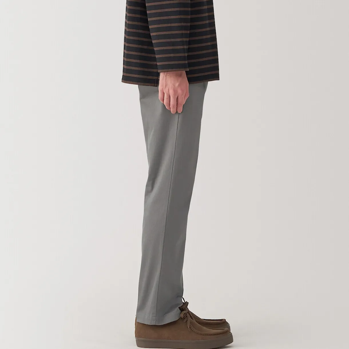 Pantalon Chino en coton stretch coupe slim pour homme