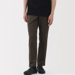 Pantalon Chino en coton stretch coupe slim pour homme