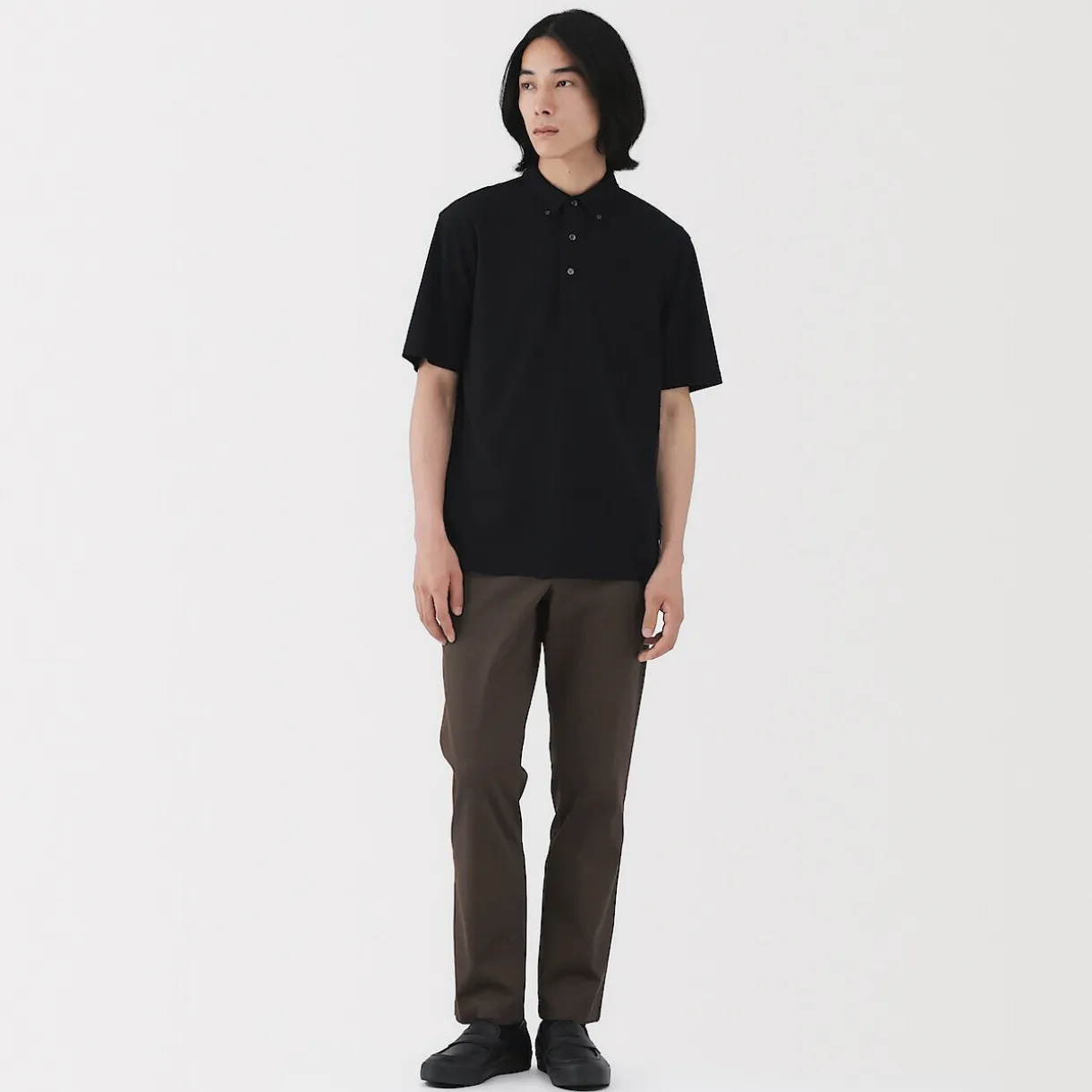 Pantalon Chino en coton stretch coupe slim pour homme